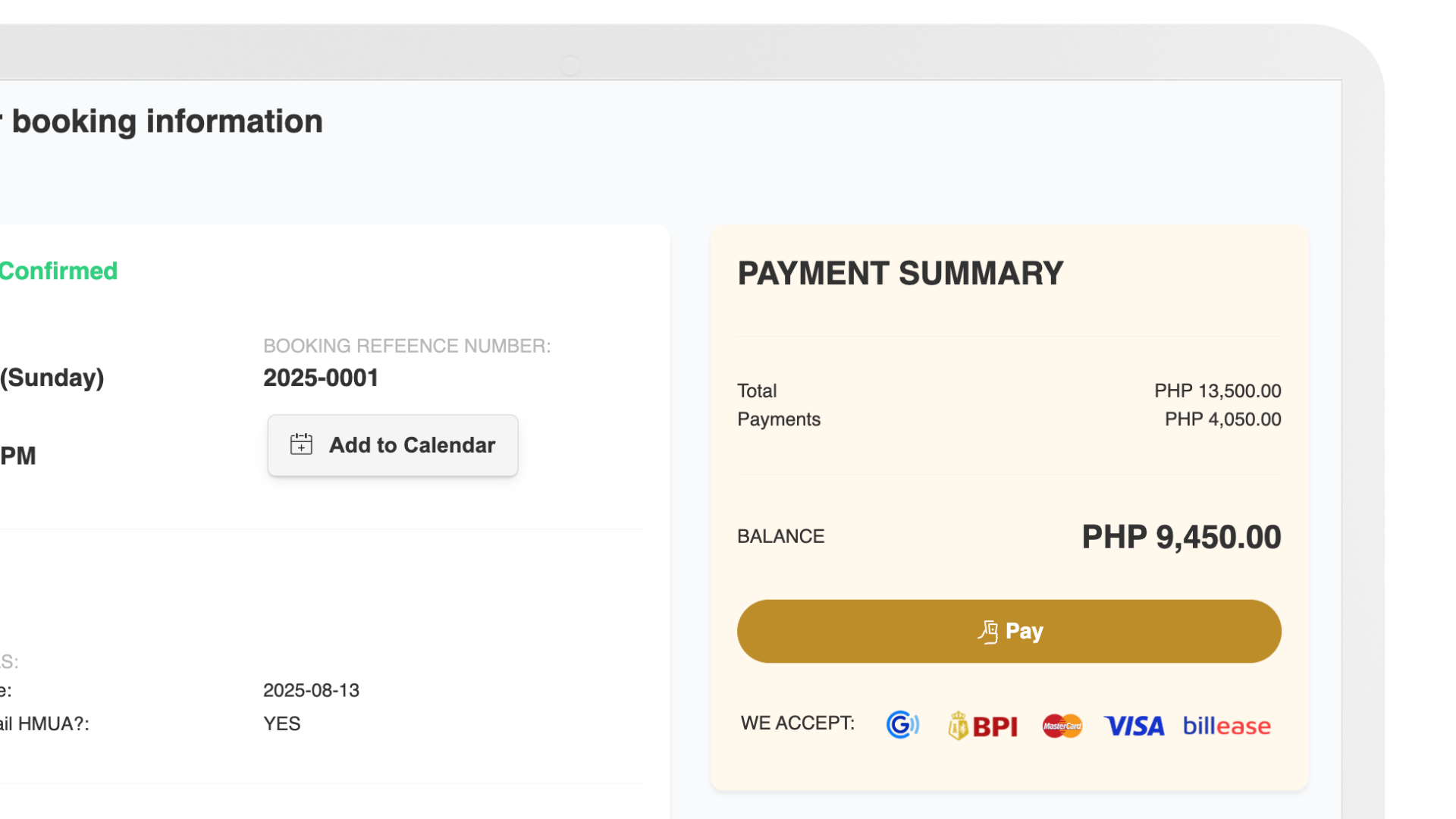 Track invoices and balances